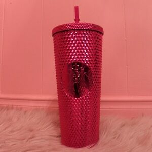 NWT Starbucks Mexico Berry Studded Tumbler